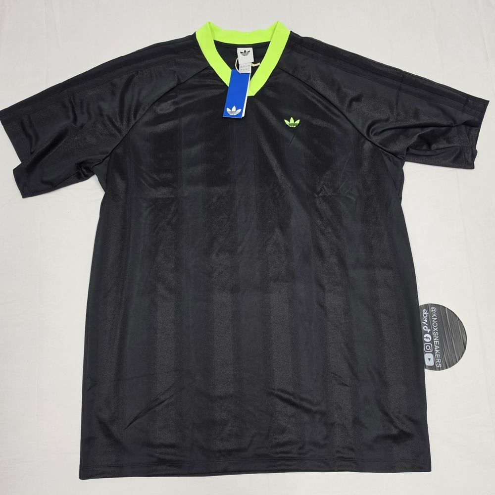 Adidas Originals Adicolor Jacquard V-neck Dress Black KB8152 Women's Size Large